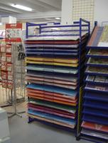 Rack for adhesive foil in sheets
