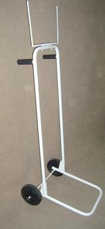 Trolley with handle for graphics