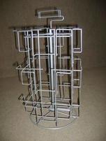 Counter stand for horizontal postcards, 12 pockets
