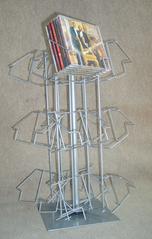 Rotating CD / DVD stand