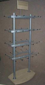 Display stand with wooden parts ALM