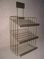Counter display with shelves