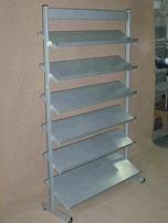 Bookcase with sheet shelves 
