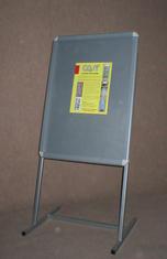 Stand with advertising board