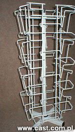Counter stand for mixed postcards, 18 pockets