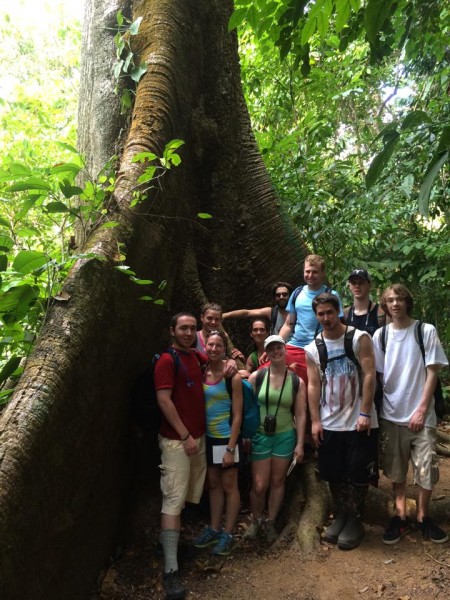 Castleton science students in Costa Rica