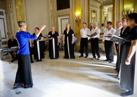 Choir performs in Cuba