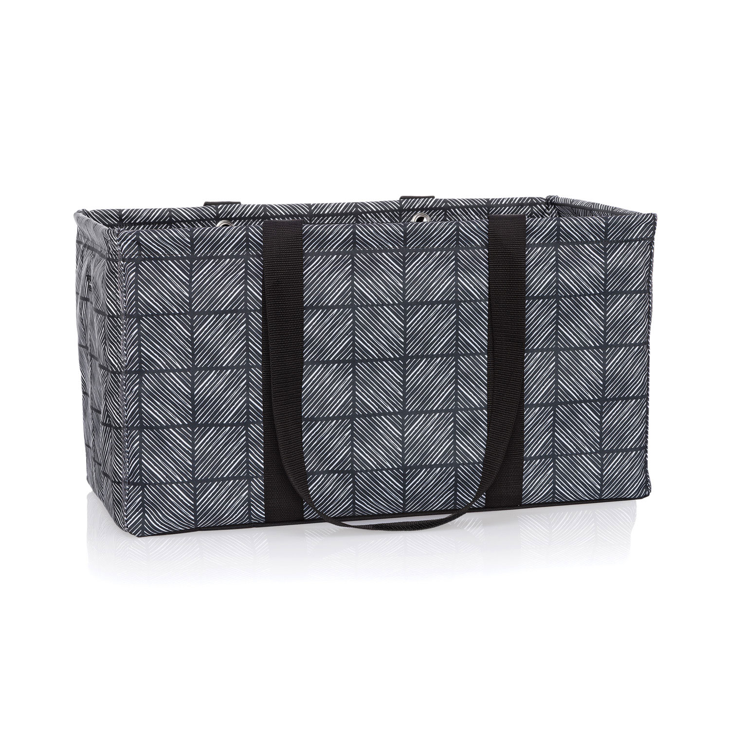 Chevron Squares Large Utility Tote ThirtyOne Gifts