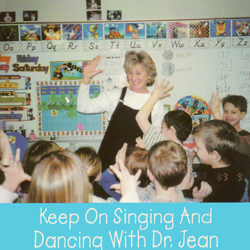 Keep on Singing and Dancing with Dr. Jean Cover Art Blurred Background