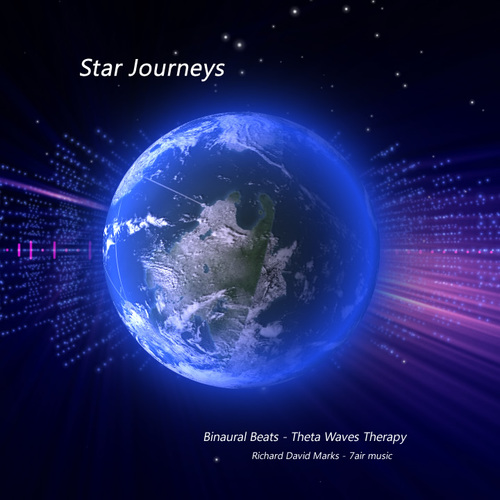 Star Journeys (Binaural Beats) Cover Art Blurred Background
