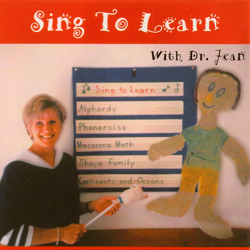 Sing to Learn with Dr. Jean Cover Art Blurred Background