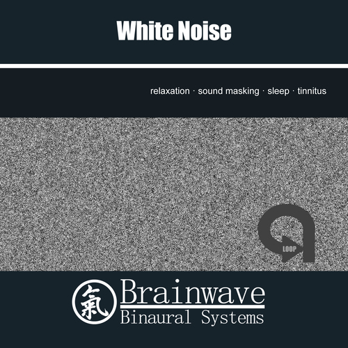 White Noise: Relaxation, Sound Masking and Sleep Cover Art Blurred Background
