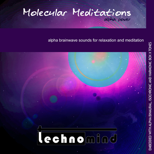 Molecular Meditations: Alpha Power Cover Art Blurred Background