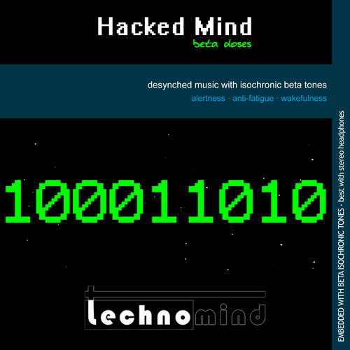 Hacked Mind: Beta Doses Cover Art Blurred Background