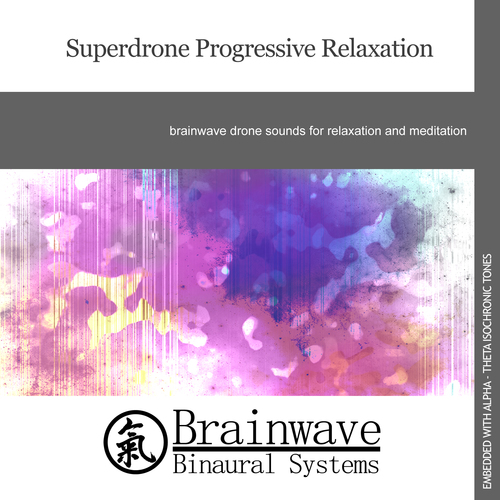 Superdrone Progressive Relaxation Cover Art Blurred Background