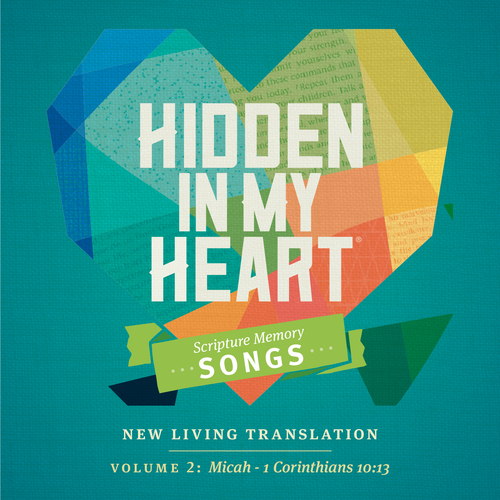 Hidden in My Heart Scripture Memory Songs NLT, Vol. 2 Cover Art Blurred Background