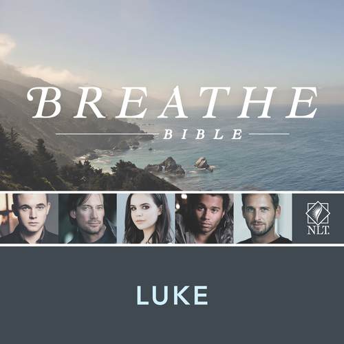 Breathe Bible: Luke NLT Cover Art Blurred Background