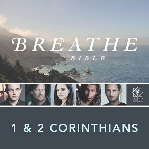 Breathe Bible: 1 and 2 Corinthians NLT Cover Art Blurred Background