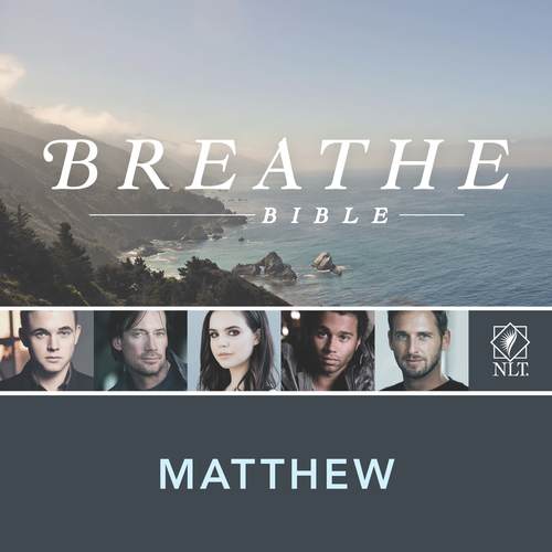 Breathe Bible: Matthew NLT Cover Art Blurred Background