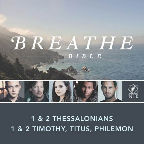 Breathe Bible: 1 Thessalonians through Philemon NLT Cover Art Blurred Background