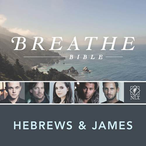 Breathe Bible: Hebrews and James NLT Cover Art Blurred Background