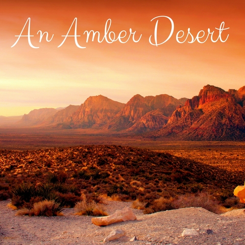 An Amber Desert Cover Art Blurred Background