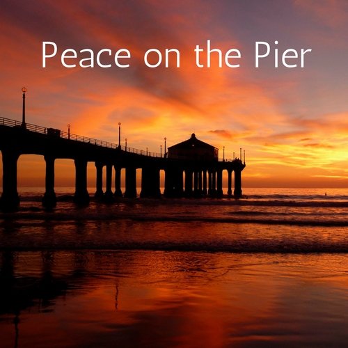 Peace on the Pier Cover Art Blurred Background