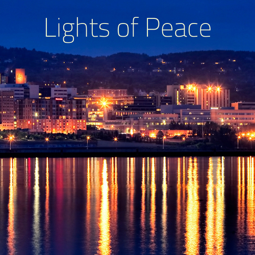 Lights of Peace Cover Art Blurred Background