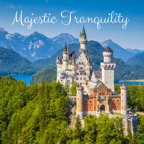 Majestic Tranquility Cover Art Blurred Background