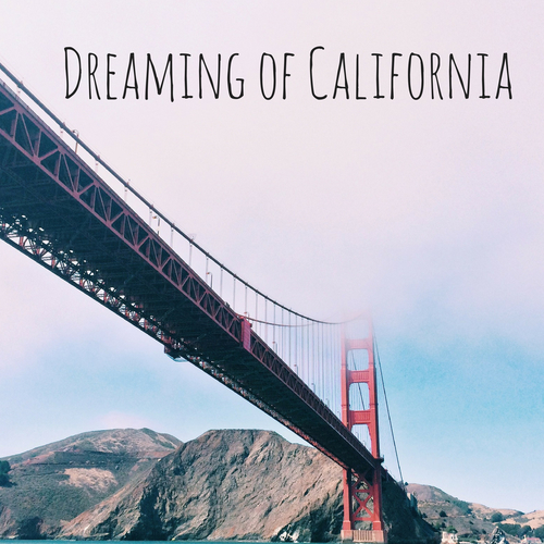 Dreaming of California Cover Art Blurred Background