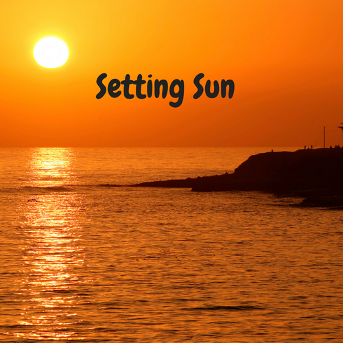 Setting Sun Cover Art Blurred Background