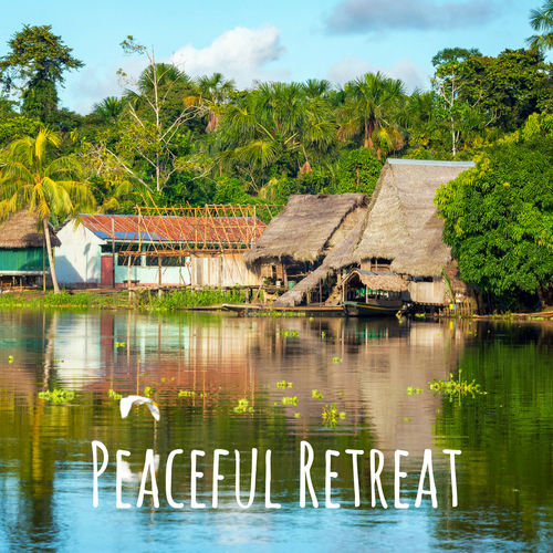 Peaceful Retreat Cover Art Blurred Background