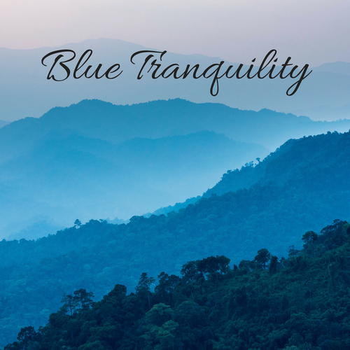 Blue Tranquility Cover Art Blurred Background
