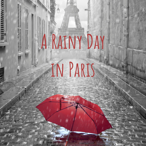 A Rainy Day in Paris Cover Art Blurred Background