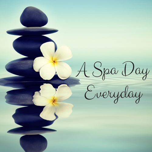 A Spa Day Everyday Cover Art Blurred Background