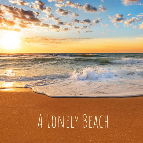 A Lonely Beach Cover Art Blurred Background