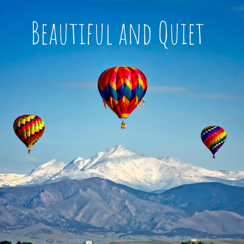 Beautiful and Quiet Cover Art Blurred Background