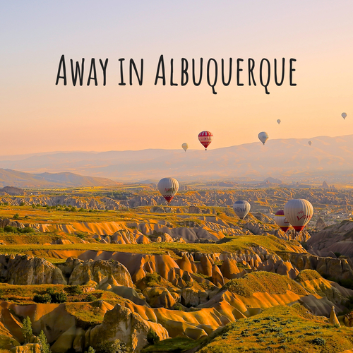 Away in Albuquerque Cover Art Blurred Background