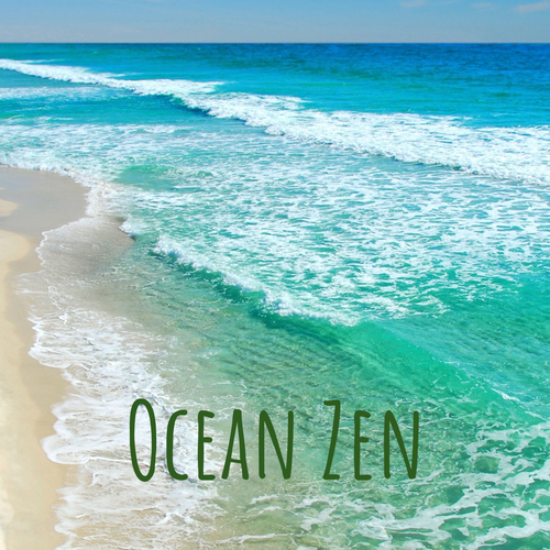 Ocean Zen Cover Art Blurred Background