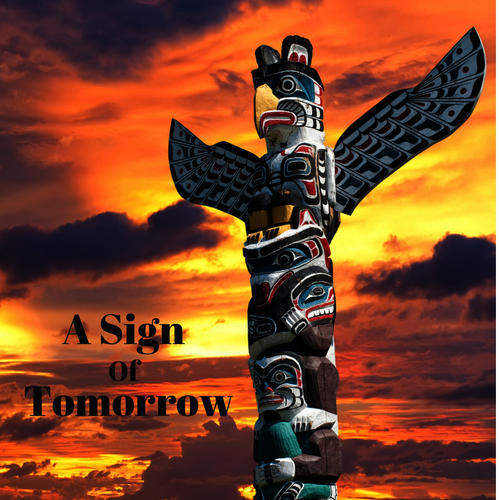 A Sign of Tomorrow Cover Art Blurred Background