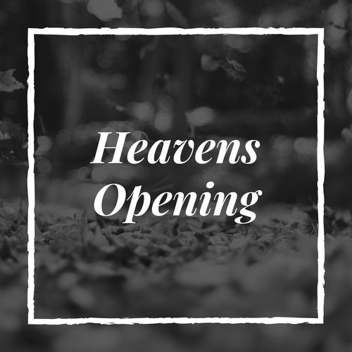 Heavens Opening Cover Art Blurred Background