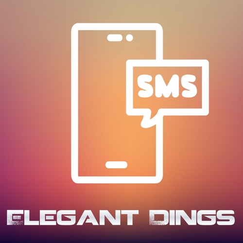 Elegant Ding & Simple Unique Ringer Cover Art Blurred Background