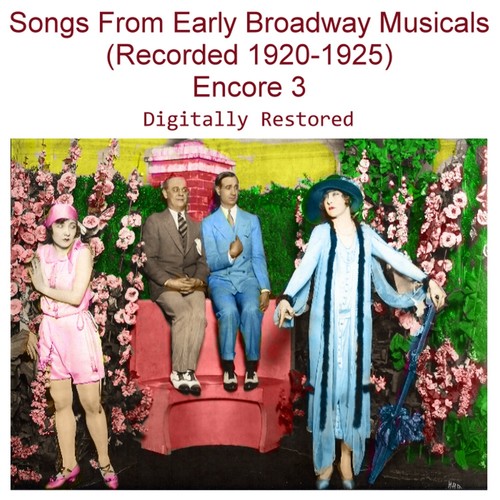 Songs from Early Broadway Musicals (Recorded 1920-1925) [Encore 3] Cover Art Blurred Background