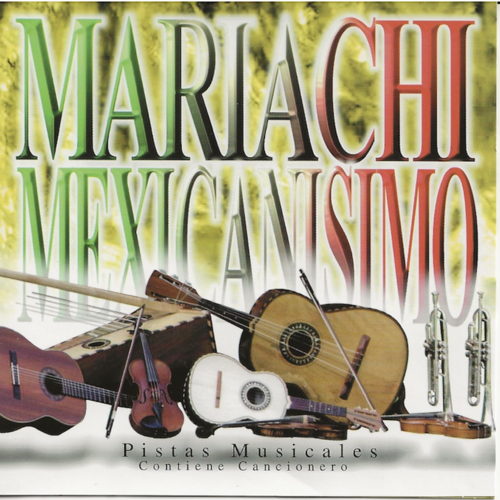 Mariachi Mexicanisimo: Pistas Musicales Cover Art Blurred Background