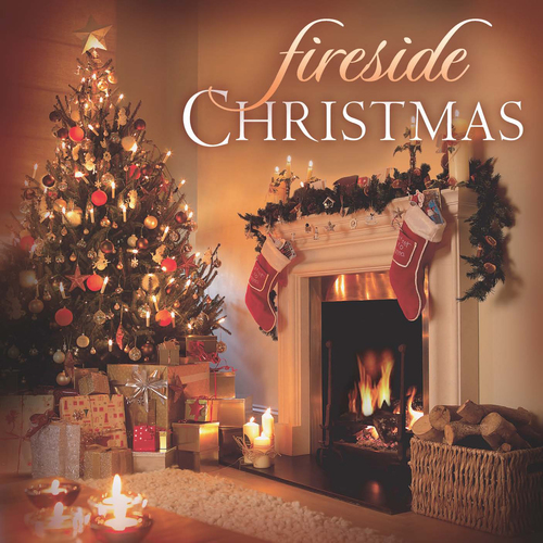 Fireside Christmas Cover Art Blurred Background