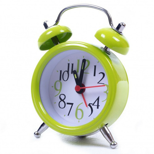Old Style Alarm Clock Cover Art Blurred Background
