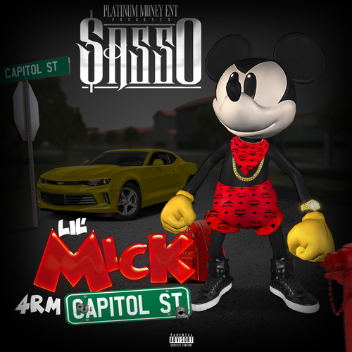 Lil Mick 4rm Capital St Cover Art Blurred Background