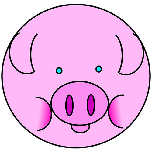Pig Grunts and Snorting Cover Art Blurred Background
