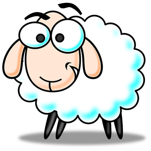 Sheep Baa Cover Art Blurred Background
