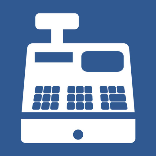 Cash Register Cover Art Blurred Background